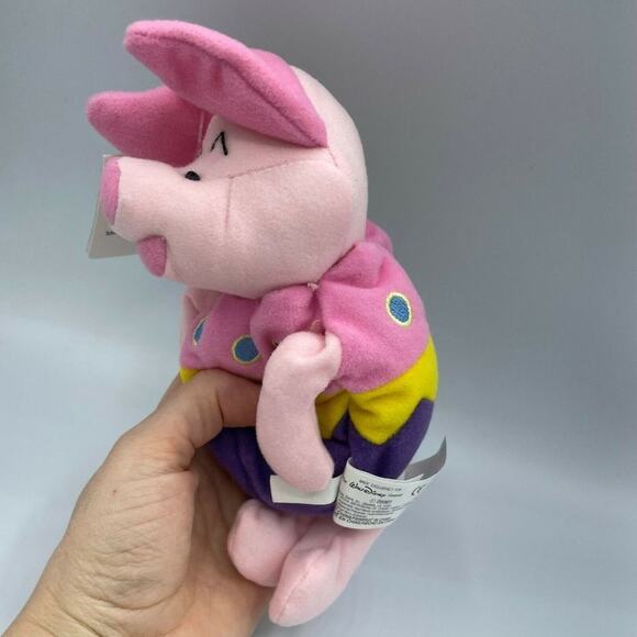 Disney Pink Winnie The Pooh Mini Bean Bag Easter Egg Piglet Plush Stuffed Animal - Picture 2 of 6